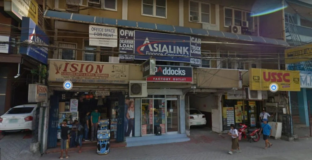 Google Earth screenshot of Asialink Olongapo branch