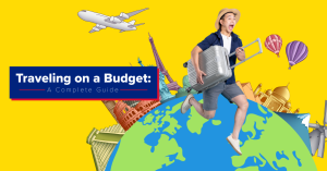 Infographic about travelling on a budget
